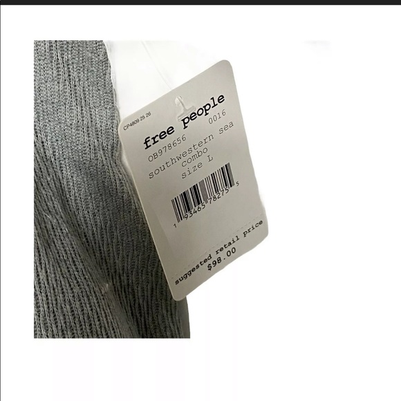 Free People Southwestern Sea Combo Top Bohemian - Picture 10 of 13